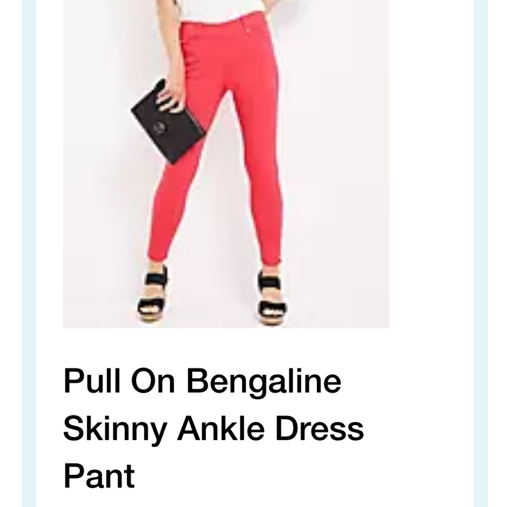 Maurices Pull On Bengaline Skinny Ankle Dress Pant